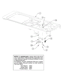 Frame parts for White Outdoor Zero-Turn Mower ZT-42 / 2005 from AppliancePartsPros.com