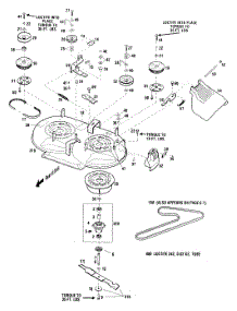 Mower Deck Assembly parts for White Outdoor Power Mower 12A-750-190 / 1999 from AppliancePartsPros.com
