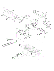Front Frame Assembly parts for White Outdoor Wide-Cut Mower 12A-751-190 / 2001 from AppliancePartsPros.com