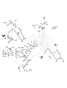 Handlebar And Console Assembly parts for White Outdoor Wide-Cut Mower 12A-751-190 / 2001 from AppliancePartsPros.com