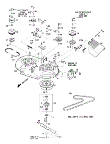 Mower Deck Assembly parts for White Outdoor Wide-Cut Mower 12A-751-190 / 2001 from AppliancePartsPros.com