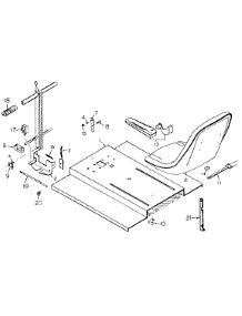Seat Lid Assembly parts for White Outdoor Front-Mount Mower 130-002-190 / 1990 from AppliancePartsPros.com