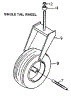Single Tail Wheel Assembly