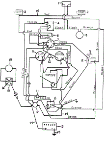 Wiring Diagram parts for White Outdoor Front-Mount Mower 130-002-190 / 1990 from AppliancePartsPros.com