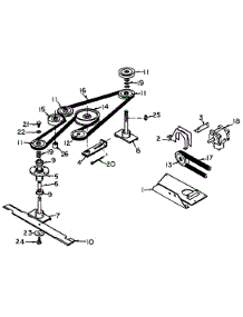 52-Inch Deck Drive parts for White Outdoor Front-Mount Mower 131-002-190 / 1991 from AppliancePartsPros.com