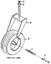 Single Tail Wheel Assy