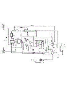 Wiring Diagram (Briggs & Stratton Engine) parts for White Outdoor Front-Mount Mower 133-002-190 / 1993 from AppliancePartsPros.com