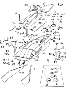 Body Assembly parts for White Outdoor Front-Mount Mower 139-002-190 / 1989 from AppliancePartsPros.com