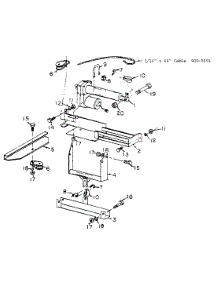 Cable Lift Mounting parts for White Outdoor Front-Mount Mower 139-002-190 / 1989 from AppliancePartsPros.com