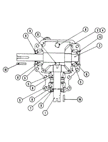Gear Box (Superior) parts for White Outdoor Front-Mount Mower 133-005-190 / 1993 from AppliancePartsPros.com
