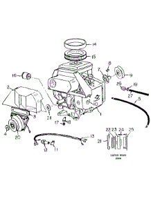 Engine - Briggs & Stratton parts for White Outdoor Front-Mount Mower 133-006-190 / 1993 from AppliancePartsPros.com