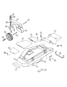 62-Inch Mower Deck & Attaching Parts parts for White Outdoor Front-Mount Mower 134-006-190 / 1994 from AppliancePartsPros.com