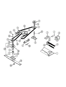 62-Inch Mower Drive parts for White Outdoor Front-Mount Mower 134-006-190 / 1994 from AppliancePartsPros.com
