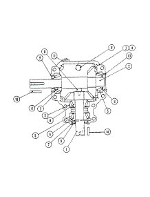 Gear Box (Superior) parts for White Outdoor Front-Mount Mower 134-006-190 / 1994 from AppliancePartsPros.com