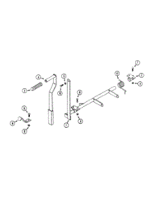 Lift Lever parts for White Outdoor Front-Mount Mower 134-006-190 / 1994 from AppliancePartsPros.com
