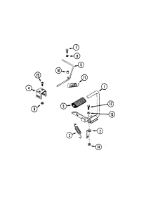 Parking Brake parts for White Outdoor Front-Mount Mower 134-006-190 / 1994 from AppliancePartsPros.com