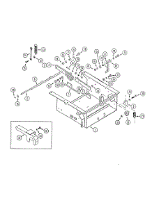 Base Assembly parts for White Outdoor Front-Mount Mower 135-006-190 / 1995 from AppliancePartsPros.com