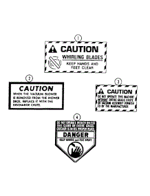 Decals (Deck) parts for White Outdoor Front-Mount Mower 135-006-190 / 1995 from AppliancePartsPros.com