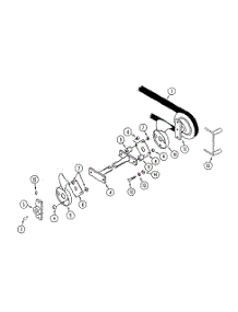 Drive Pulley & Cross Shaft (Transmission) parts for White Outdoor Front-Mount Mower 135-006-190 / 1995 from AppliancePartsPros.com
