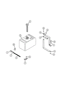 Fuel System parts for White Outdoor Front-Mount Mower 135-006-190 / 1995 from AppliancePartsPros.com