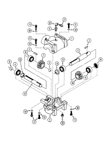 Gear Box (Curtis) parts for White Outdoor Front-Mount Mower 135-006-190 / 1995 from AppliancePartsPros.com