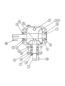 Gear Box (Superior) parts for White Outdoor Front-Mount Mower 135-006-190 / 1995 from AppliancePartsPros.com