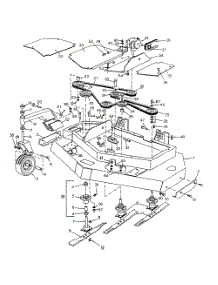 Mower Deck & Attaching Parts parts for White Outdoor Front-Mount Mower 135-006-190 / 1995 from AppliancePartsPros.com