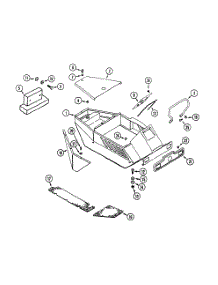 Body parts for White Outdoor Front-Mount Mower 136-008-190 / 1996 from AppliancePartsPros.com