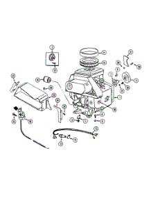 Engine And Attaching Parts parts for White Outdoor Front-Mount Mower 136-008-190 / 1996 from AppliancePartsPros.com