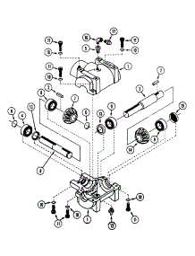 Gear Box (Curtis) parts for White Outdoor Front-Mount Mower 136-008-190 / 1996 from AppliancePartsPros.com