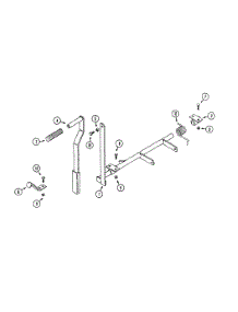 Lift Lever parts for White Outdoor Front-Mount Mower 136-008-190 / 1996 from AppliancePartsPros.com