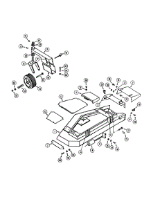 Mower Deck And Attaching Parts (52-Inch) parts for White Outdoor Front-Mount Mower 136-008-190 / 1996 from AppliancePartsPros.com