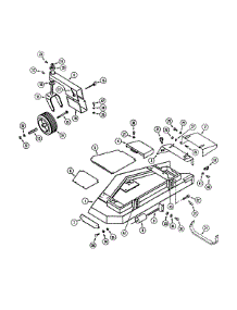 Mower Deck And Attaching Parts (62-Inch) parts for White Outdoor Front-Mount Mower 136-008-190 / 1996 from AppliancePartsPros.com
