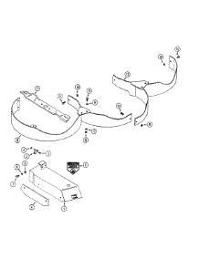 Mulching Kits parts for White Outdoor Front-Mount Mower 136-008-190 / 1996 from AppliancePartsPros.com