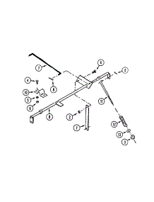 Parking Brake - Cross Shaft parts for White Outdoor Front-Mount Mower 136-008-190 / 1996 from AppliancePartsPros.com