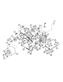 Transmission And Drive Chains parts for White Outdoor Front-Mount Mower 136-008-190 / 1996 from AppliancePartsPros.com
