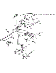 Electric Lift Assembly parts for White Outdoor Front-Mount Mower 137-003-190 / 1987 from AppliancePartsPros.com