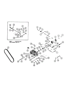 Drive Assembly Lh parts for White Outdoor Front-Mount Mower 134-013-190 / 1994 from AppliancePartsPros.com