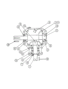 Gear Box (Superior) parts for White Outdoor Front-Mount Mower 134-013-190 / 1994 from AppliancePartsPros.com