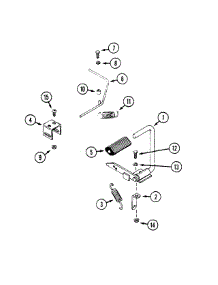 Parking Brake parts for White Outdoor Front-Mount Mower 134-013-190 / 1994 from AppliancePartsPros.com