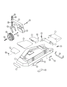 62-Inch Mower Deck & Attaching Parts parts for White Outdoor Front-Mount Mower 135-013-190 / 1995 from AppliancePartsPros.com