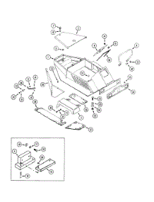Body parts for White Outdoor Front-Mount Mower 135-013-190 / 1995 from AppliancePartsPros.com