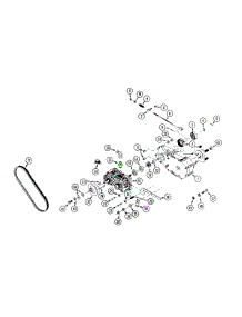 Drive Assembly Lh parts for White Outdoor Front-Mount Mower 135-013-190 / 1995 from AppliancePartsPros.com