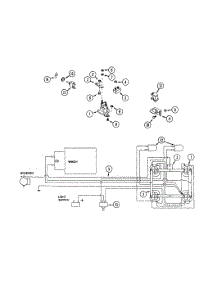 Electrical Assembly (Deck Lift) (Winch Style) parts for White Outdoor Front-Mount Mower 135-013-190 / 1995 from AppliancePartsPros.com