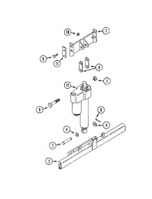 Electrical Deck Lift (Cylinder Style) parts for White Outdoor Front-Mount Mower 135-013-190 / 1995 from AppliancePartsPros.com