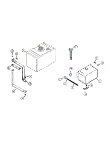 Fuel System parts for White Outdoor Front-Mount Mower 135-013-190 / 1995 from AppliancePartsPros.com