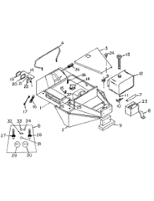 Body Assembly parts for White Outdoor Front-Mount Mower 130-013-190 / 1990 from AppliancePartsPros.com