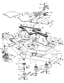 52-Inch Rear Discharge Deck Parts parts for White Outdoor Front-Mount Mower 131-013-190 / 1991 from AppliancePartsPros.com