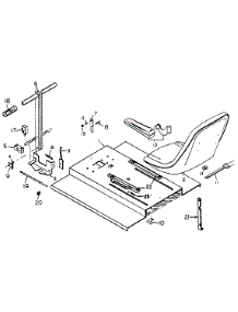 Seat Lid Assembly parts for White Outdoor Front-Mount Mower 131-013-190 / 1991 from AppliancePartsPros.com