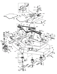 52-Inch Rear Discharge Deck parts for White Outdoor Front-Mount Mower 132-013-190 / 1992 from AppliancePartsPros.com